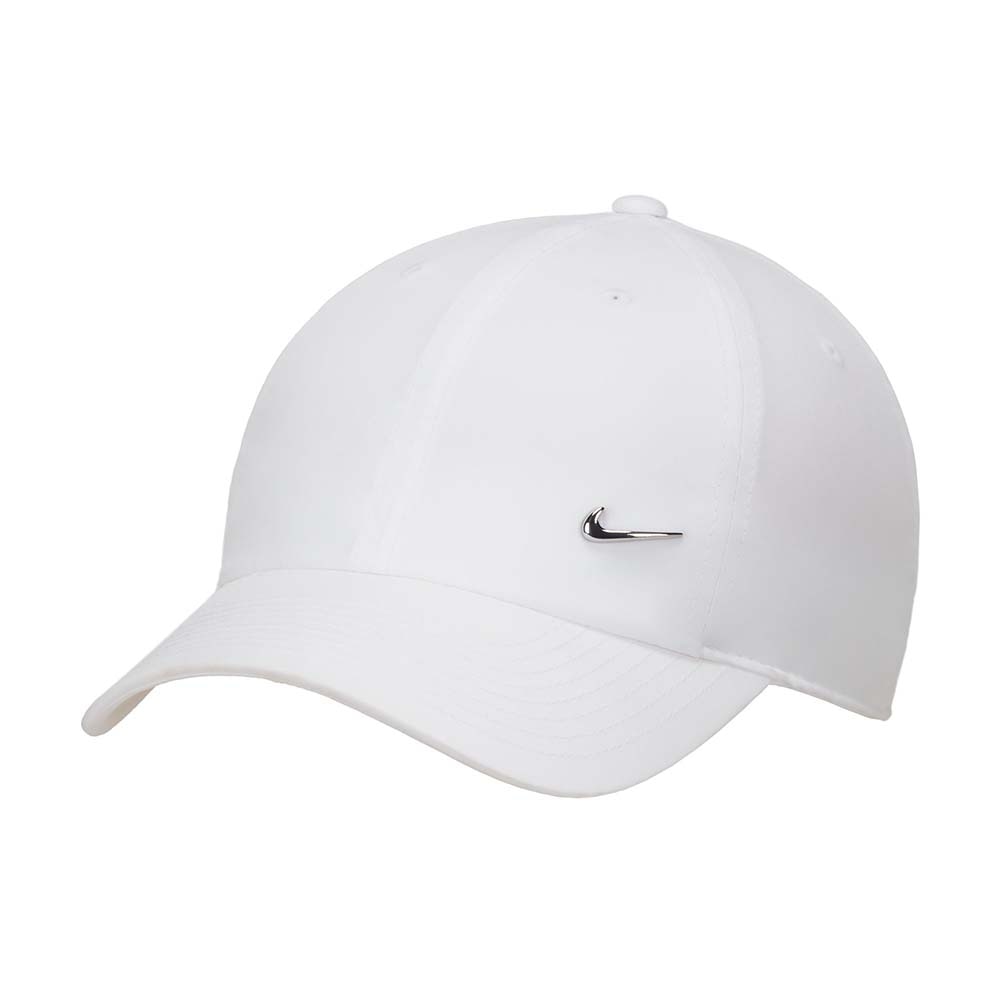 Nike Dri-Fit Club Swoosh Caps Hvit