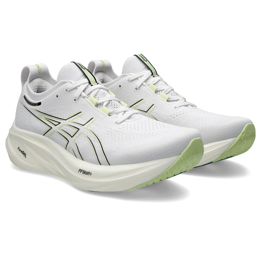 Asics Gel-Nimbus 26 Joggesko Herre Hvit/Grønn