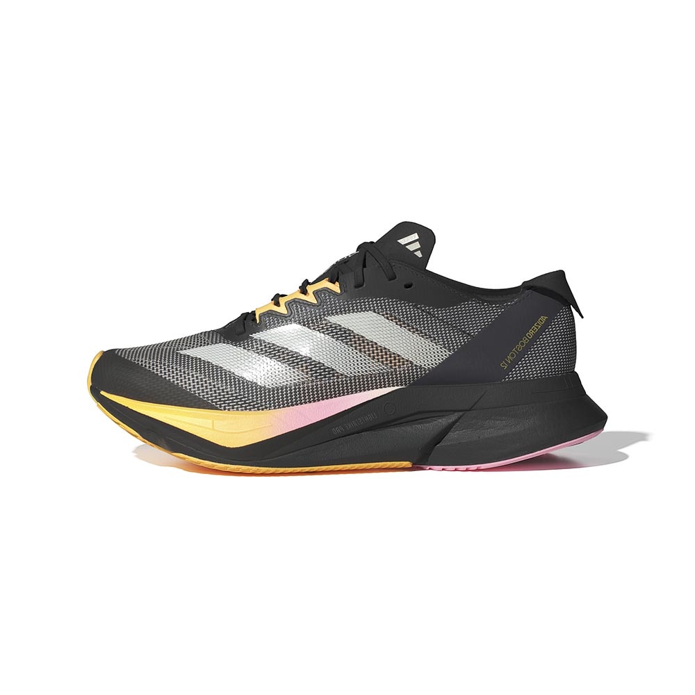 Adidas Adizero Boston 12 Joggesko Dame Sort/Oransje/Rosa