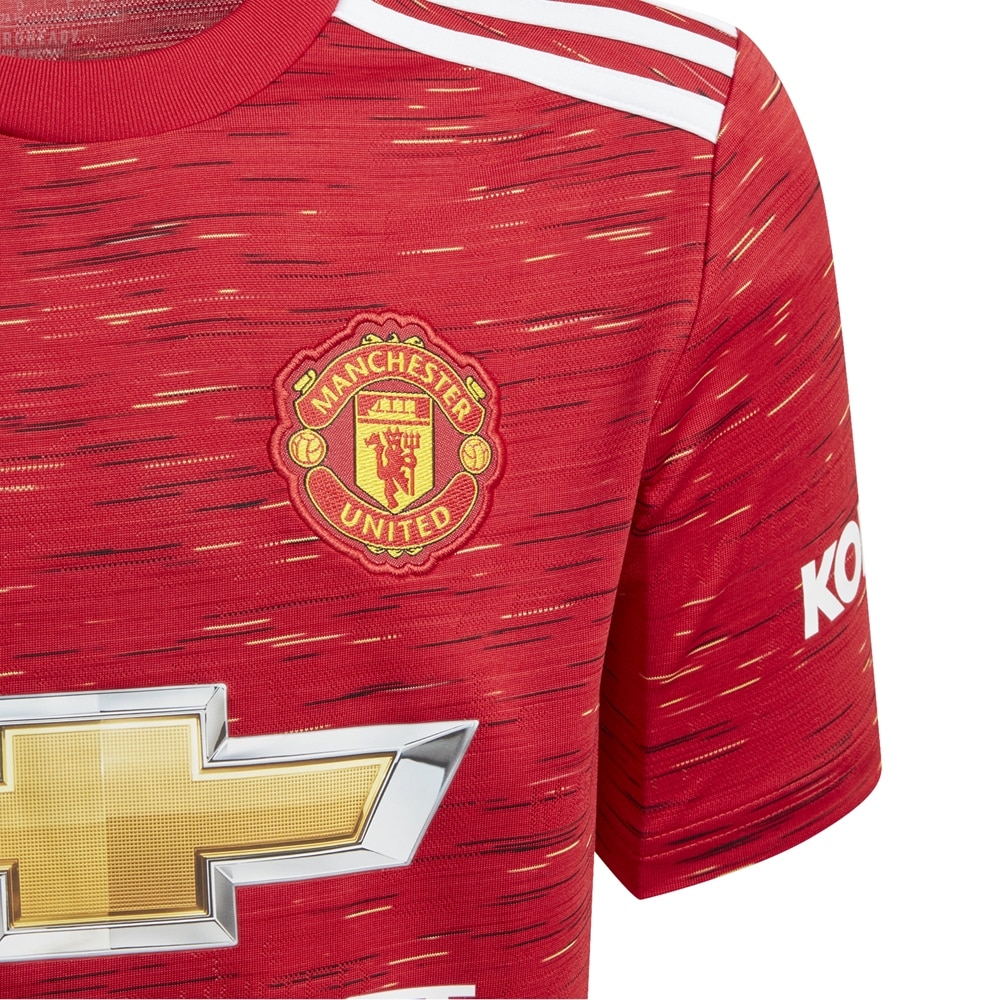 Adidas Manchester United Fotballdrakt 20/21 Hjemme Barn