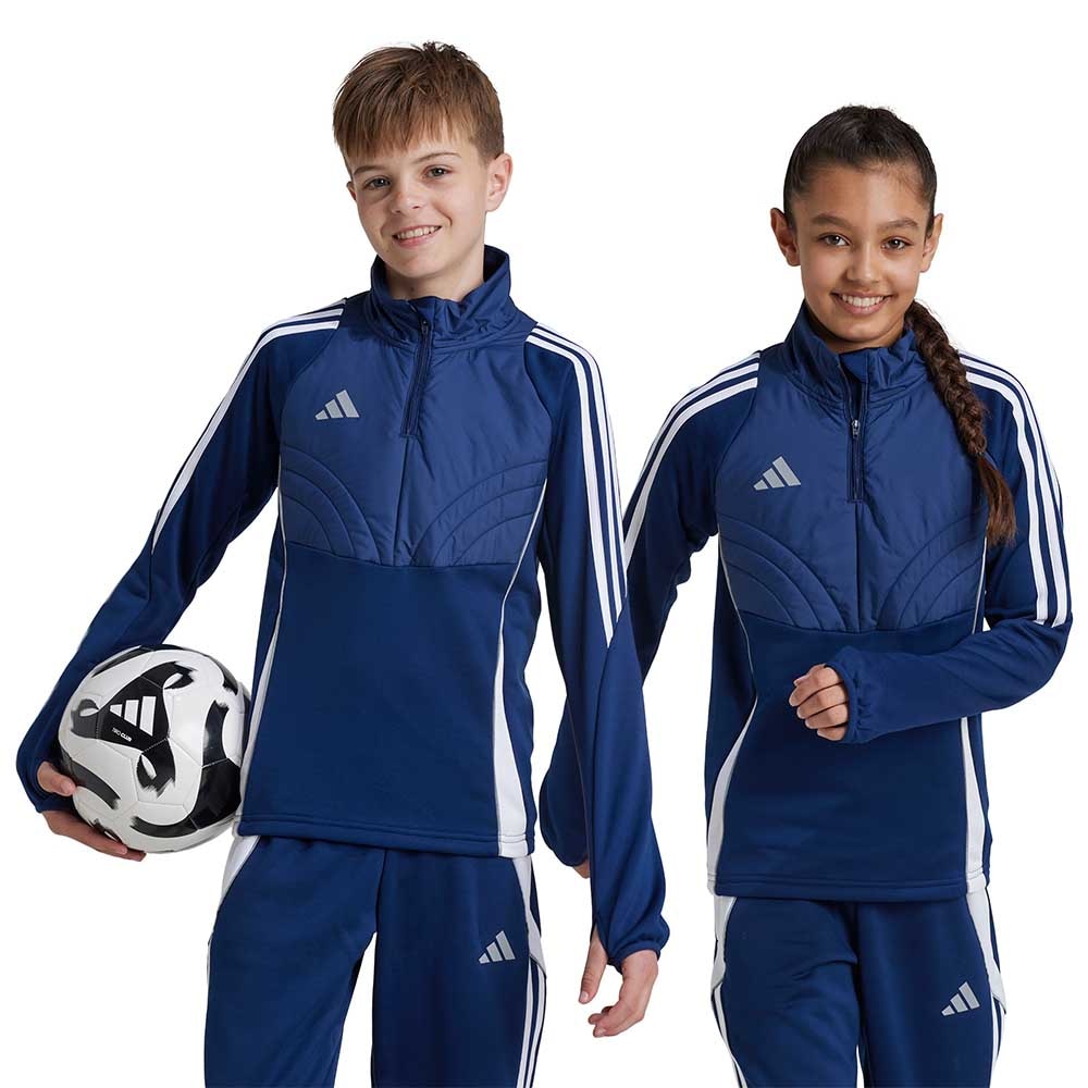 Adidas Monolitten IL Fotballgenser Winterized Barn Marine/Hvit