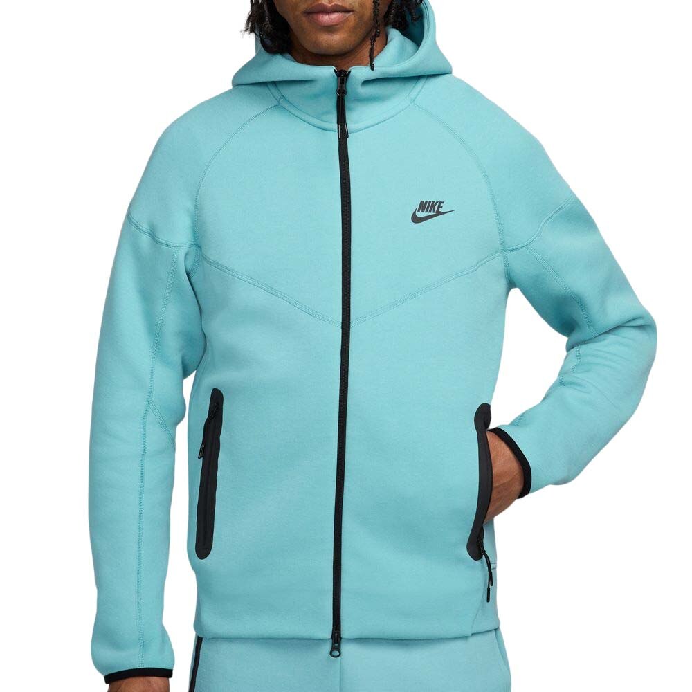 Nike NSW Tech Fleece FullZip Hettegenser Turkis