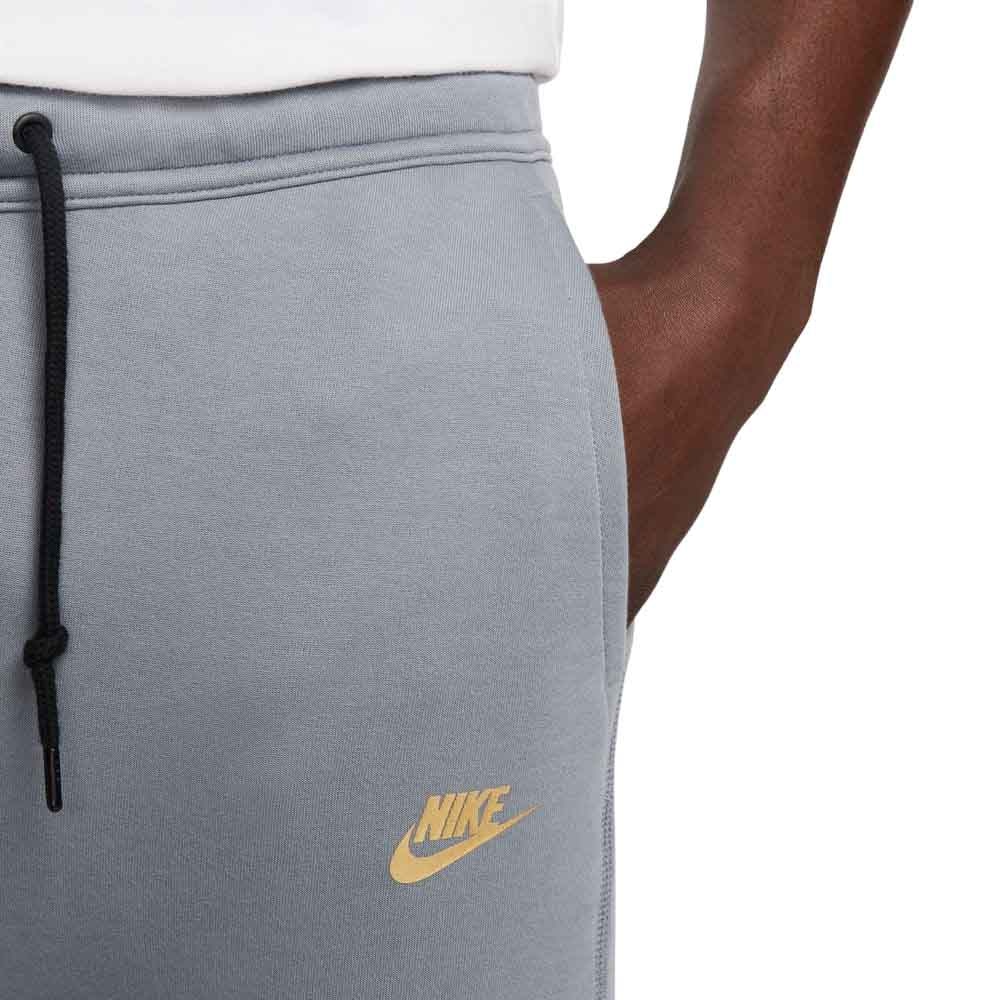 Nike NSW Tech Fleece Fritidsbukse Grå/Sort/Gull