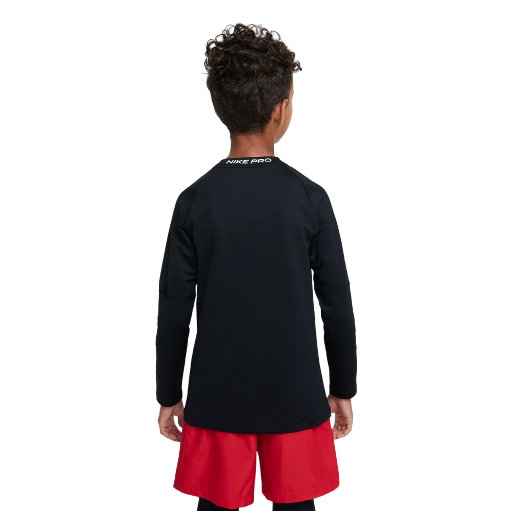 Nike Pro Dri-FIT Warm Langermet Treningstrøye Barn Sort