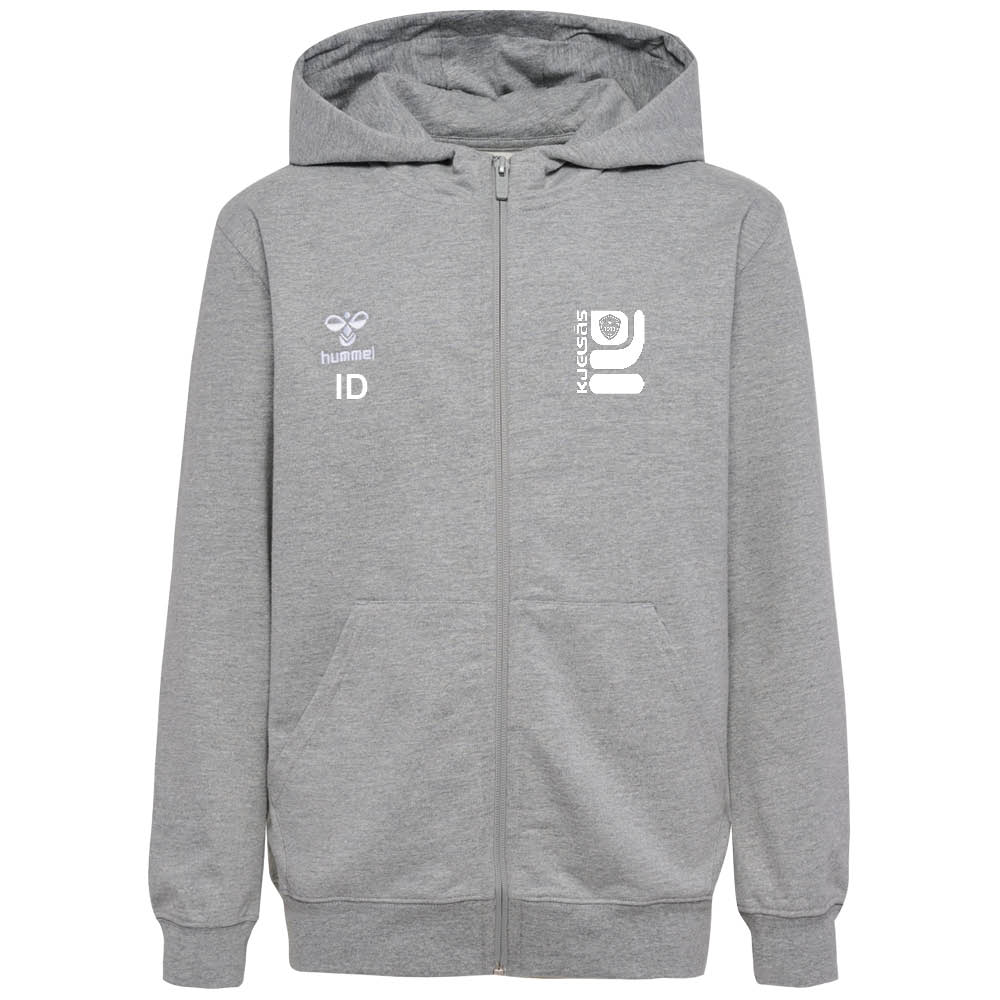 Hummel Kjelsås Håndball Zip Hettegenser Barn Grå