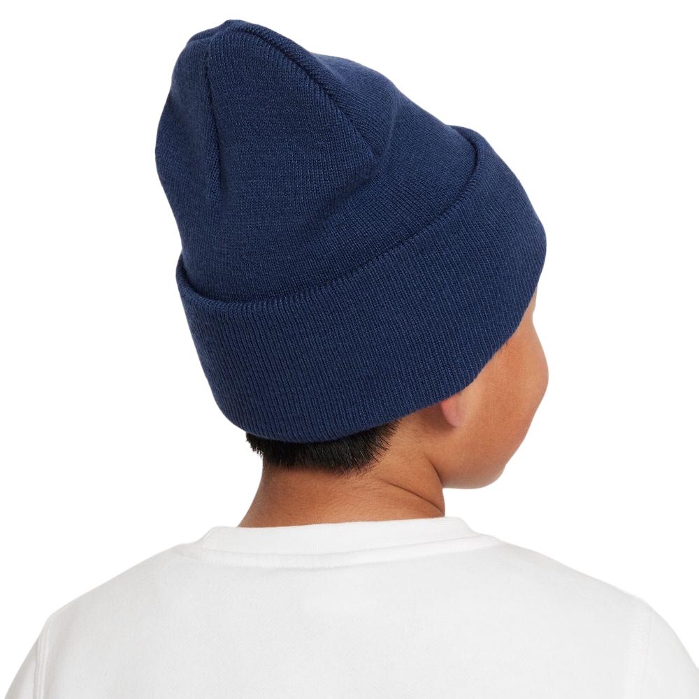 Nike Peak Beanie Lue Barn Marine/Hvit