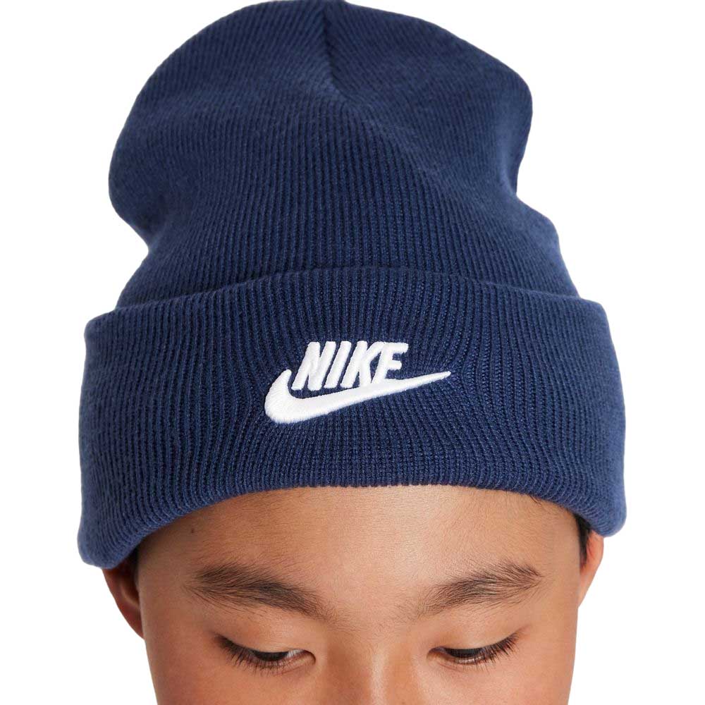 Nike Peak Beanie Lue Barn Marine/Hvit