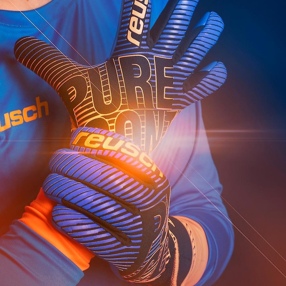 Reusch Pure Contact 3 S1 Keeperhansker Barn Blå/Sort