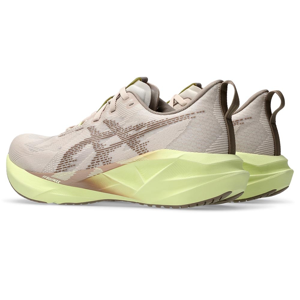 Asics Novablast 5 Joggesko Dame Beige/Grønn