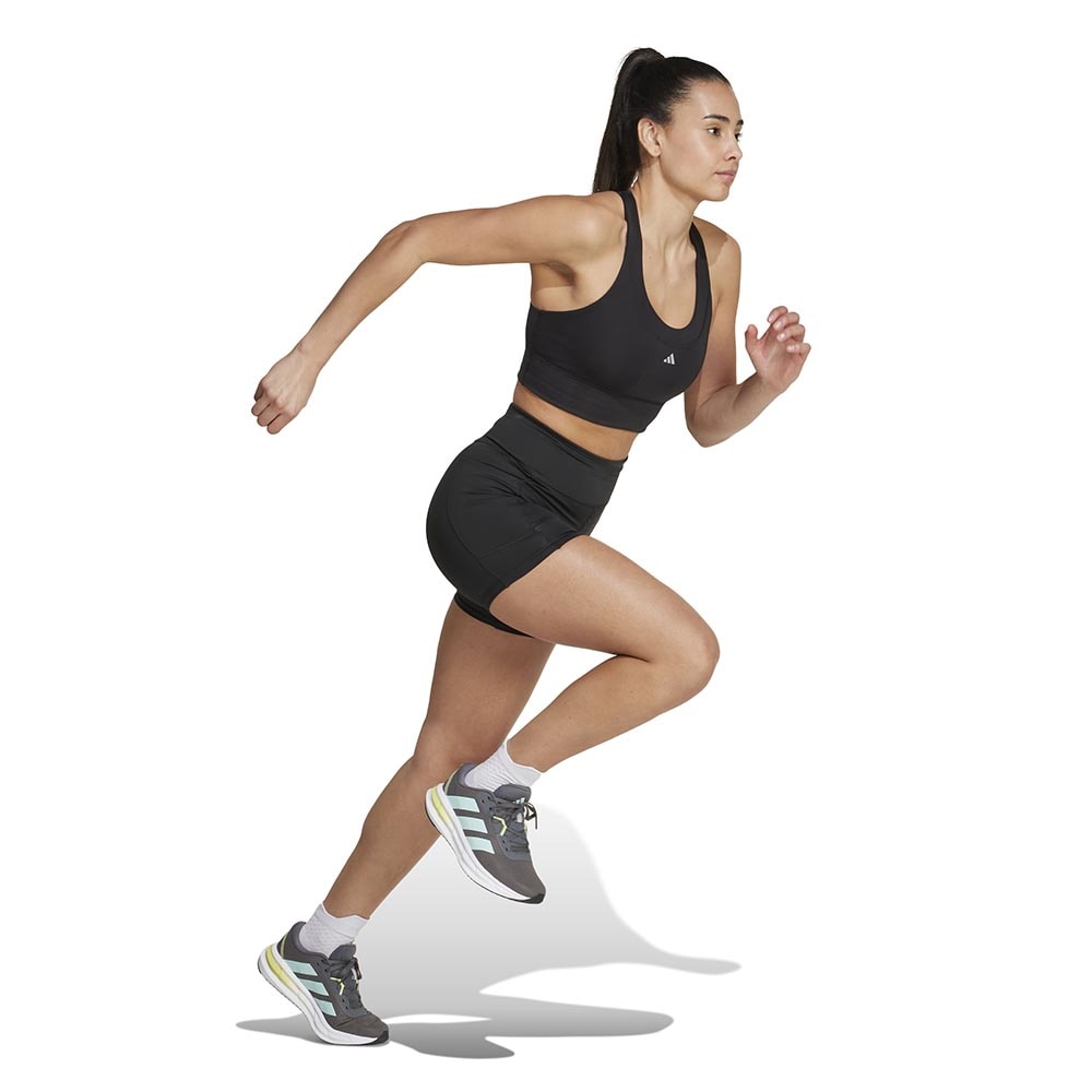 Adidas Own The Run Kort Tights Dame Sort