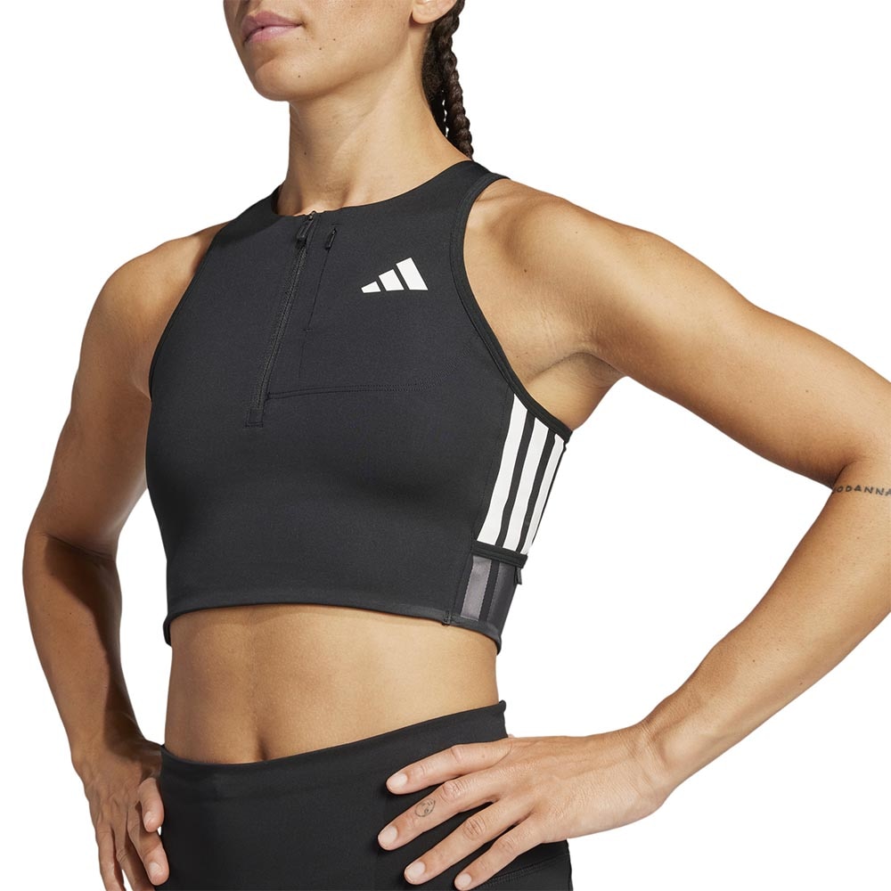 Adidas Adizero Running Crop Dame Sort/Hvit
