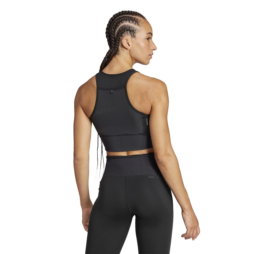 Adidas Adizero Running Crop Dame Sort/Hvit