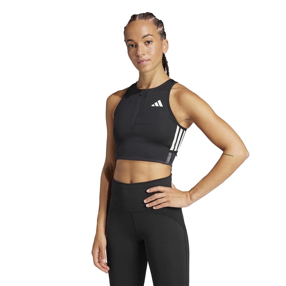 Adidas Adizero Running Crop Dame Sort/Hvit