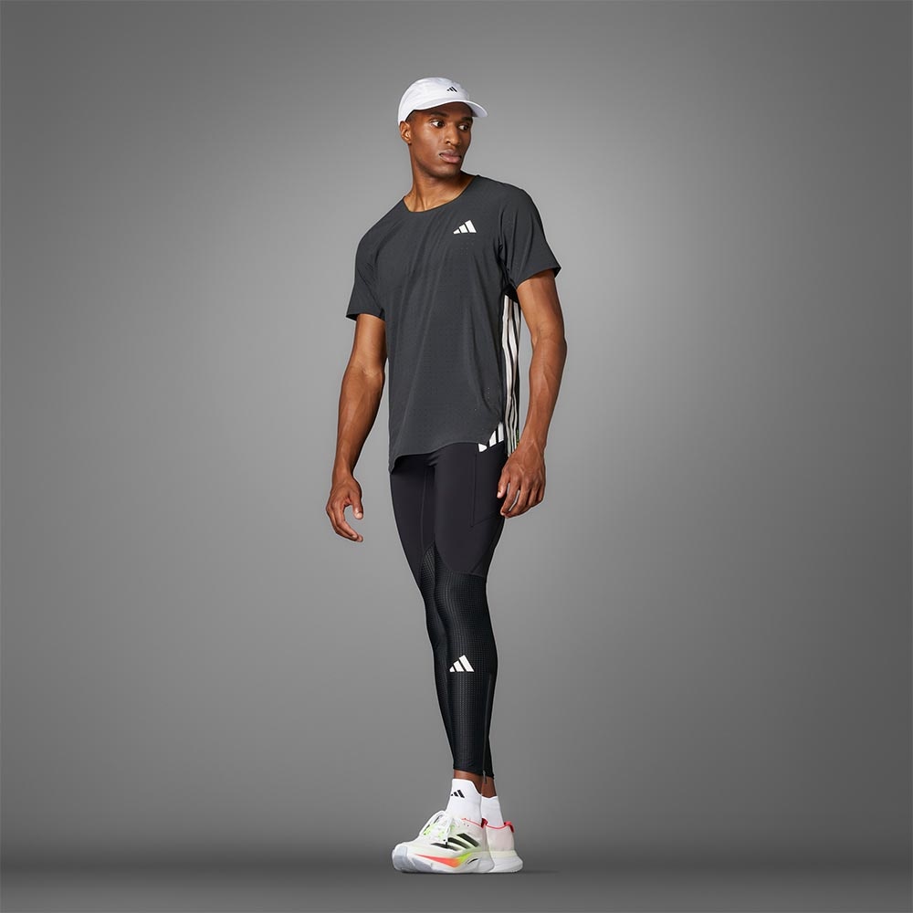 Adidas Adizero Running T-skjorte Herre Sort/Hvit