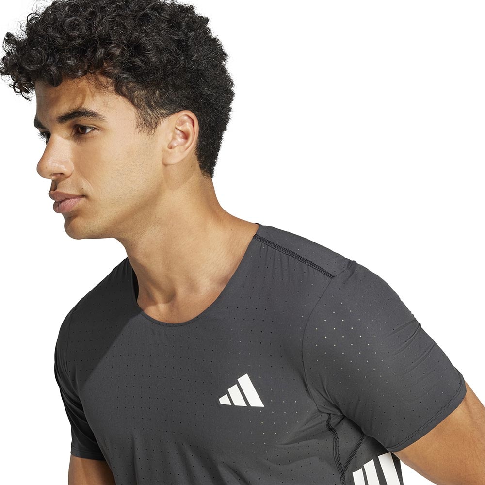 Adidas Adizero Running T-skjorte Herre Sort/Hvit