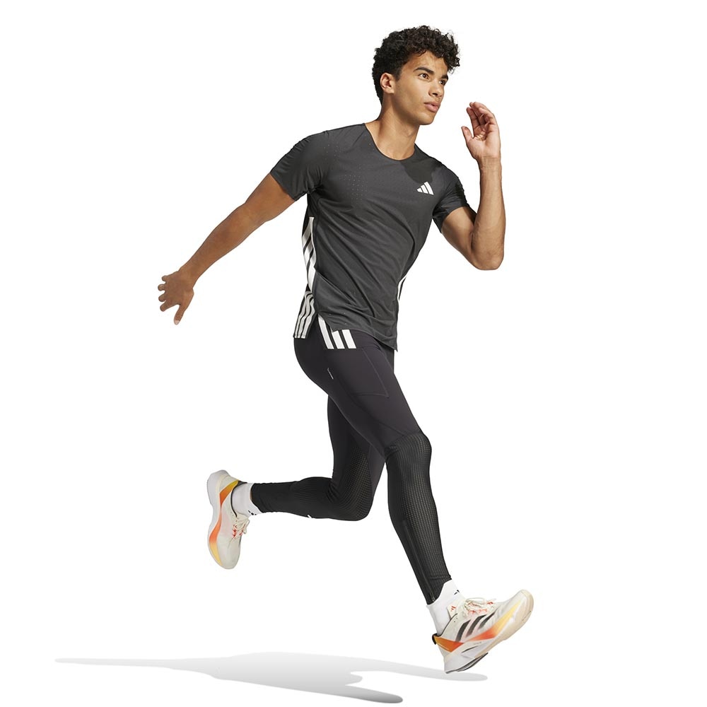 Adidas Adizero Running T-skjorte Herre Sort/Hvit