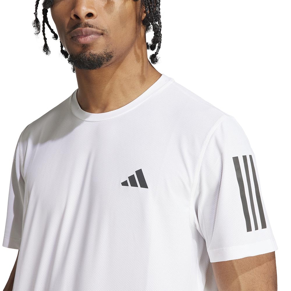 Adidas Own The Run Kortermet Trøye Herre Hvit/Sort