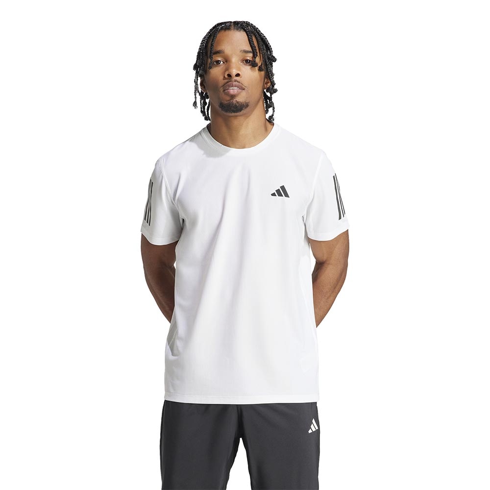 Adidas Own The Run Kortermet Trøye Herre Hvit/Sort