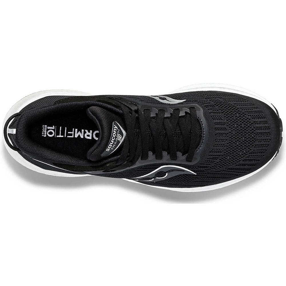 Saucony Triumph 21 Joggesko Dame Sort/Hvit