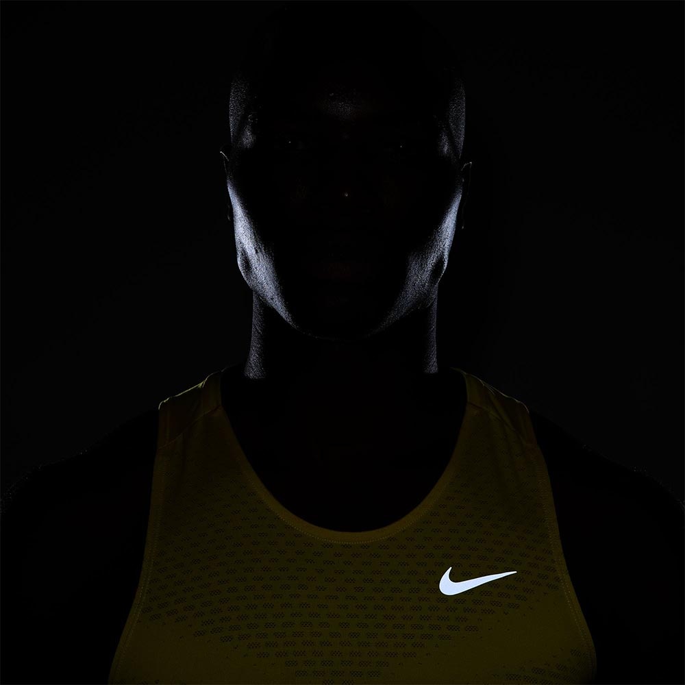 Nike Dri-Fit ADV Stride Tank Herre Gul