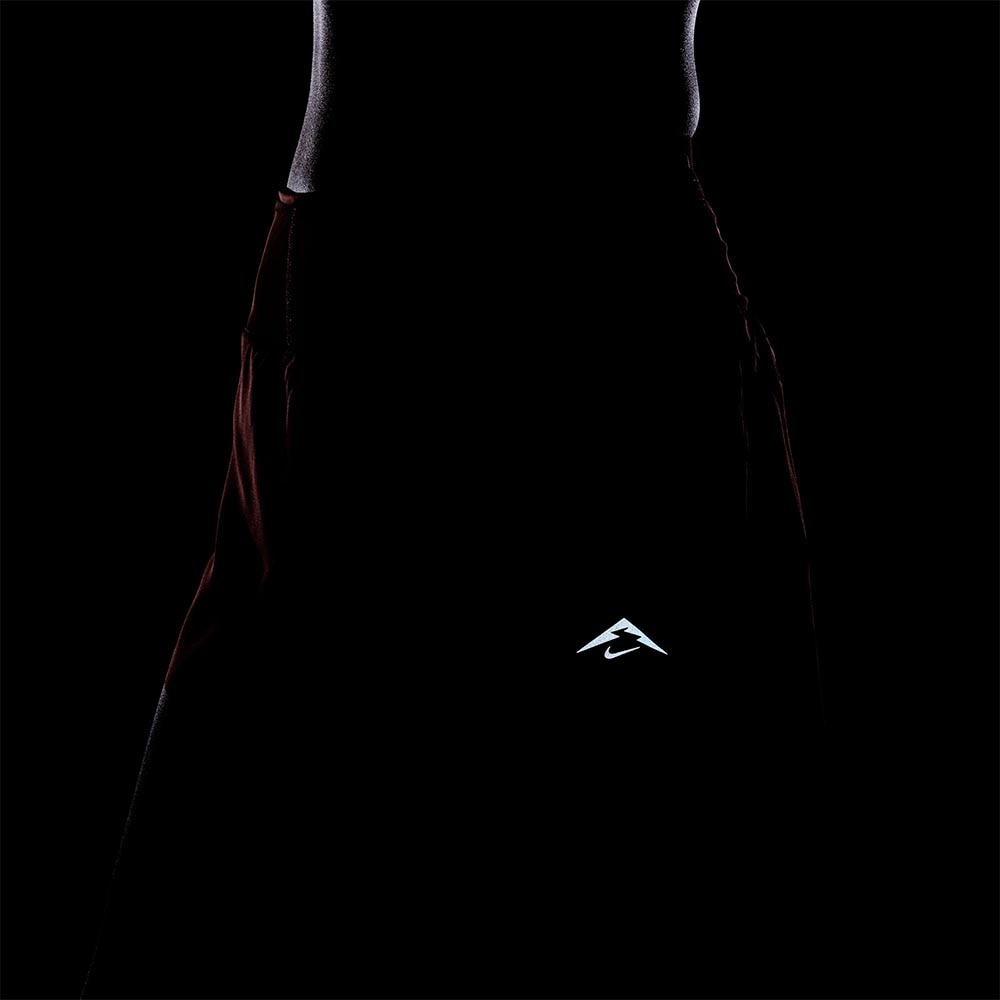 Nike Dri-Fit Trail Mid-Rise 4'' Løpeshorts Dame Burgunder/Brun
