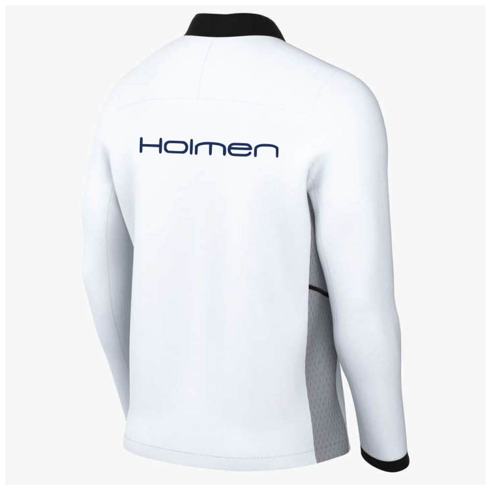 Nike Holmen Tropp og Turn Treningsjakke Barn Hvit/Sort