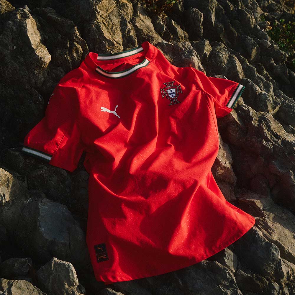 Puma Portugal Fotballdrakt 2025 Barn Hjemme