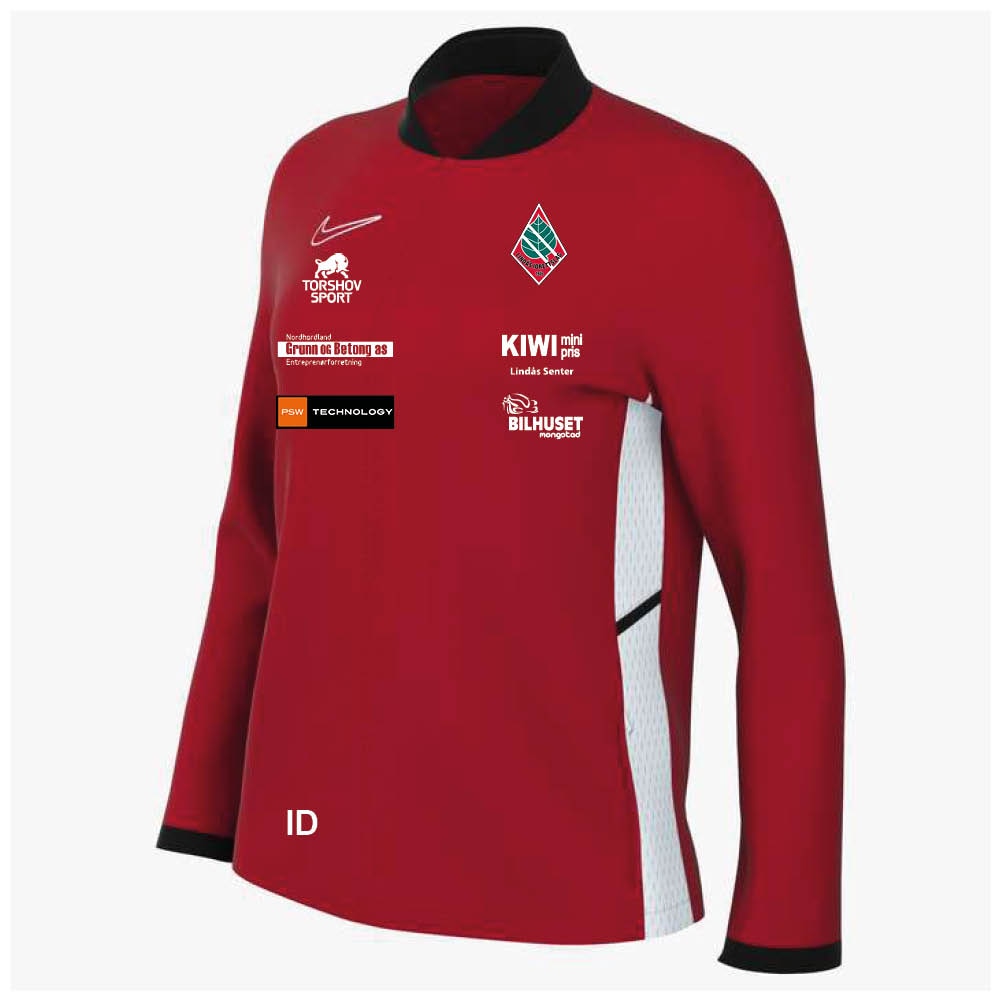 Nike Lindås IL Treningsjakke Dame Rød/Hvit
