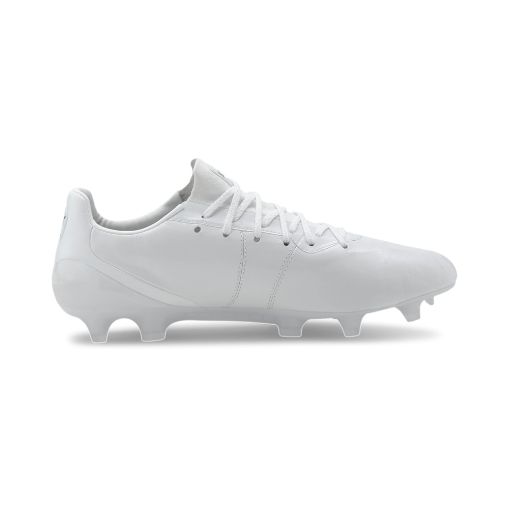 Puma King Platinum FG/AG Fotballsko Hvit