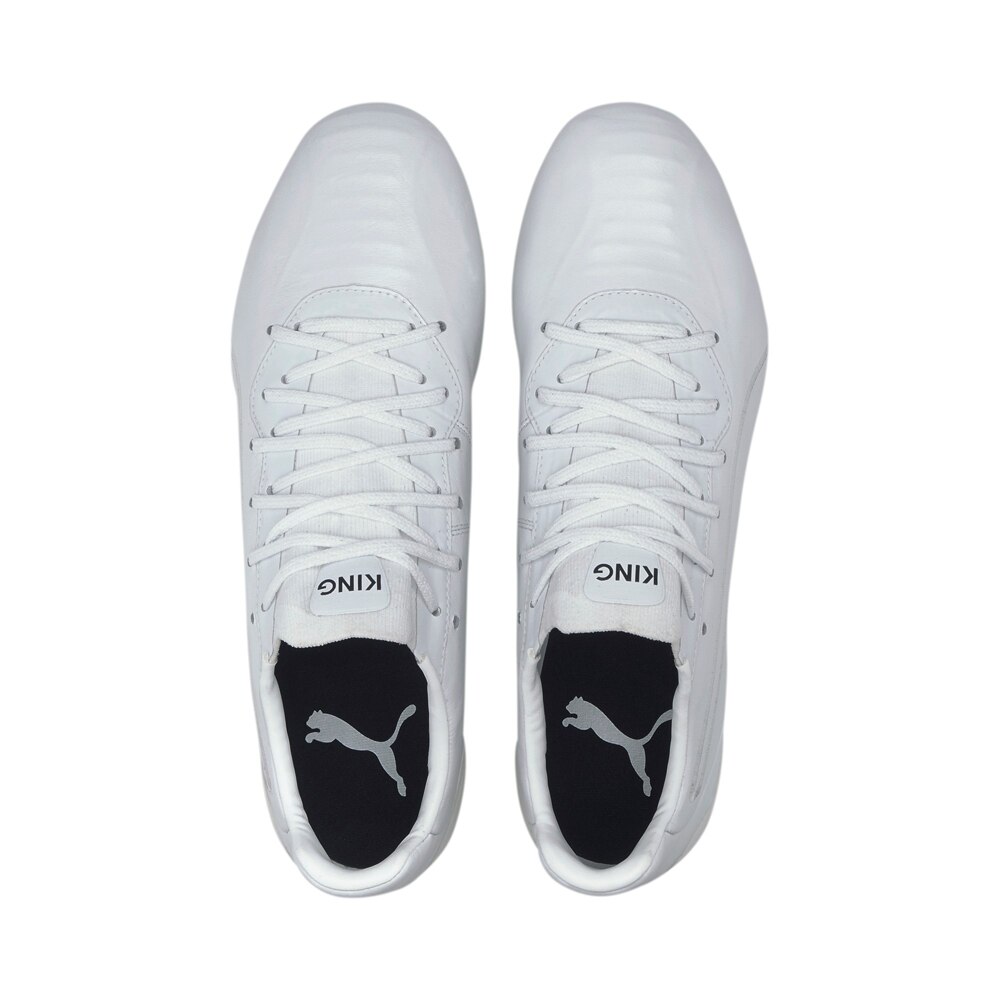 Puma King Platinum FG/AG Fotballsko Hvit