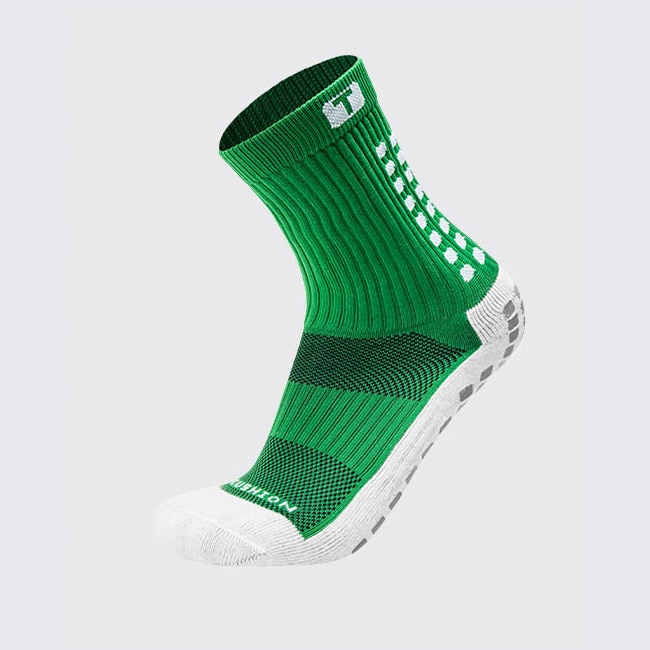 TruSox Fotballstrømper Mid-Calf Grønn