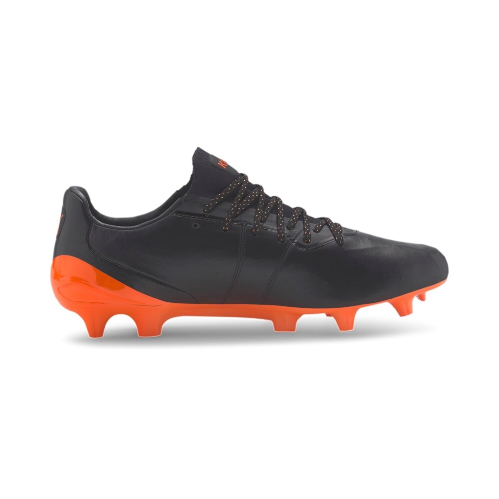 Puma King Platinum FG/AG Fotballsko Sort/Oransje