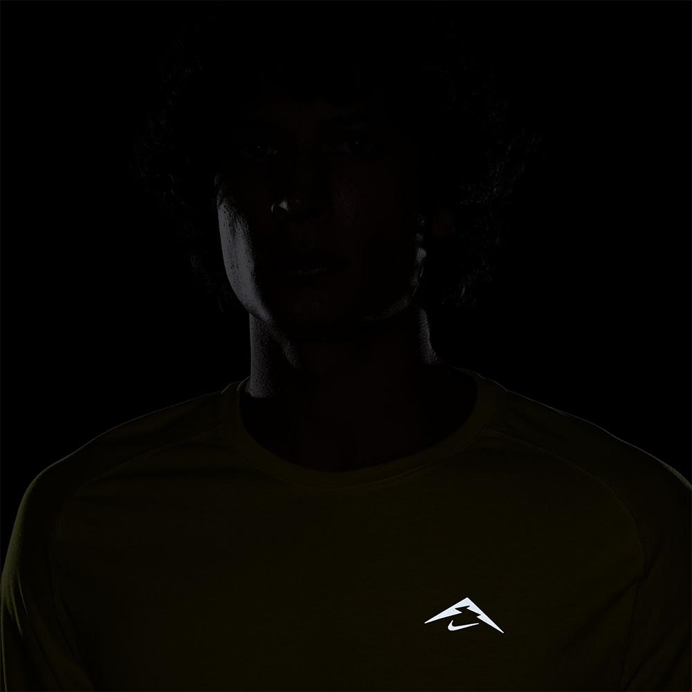 Nike Dri-Fit ADV Trail Solar Chase Kortermet Trøye Herre Gul