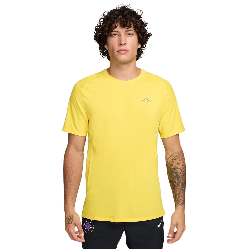 Nike Dri-Fit ADV Trail Solar Chase Kortermet Trøye Herre Gul