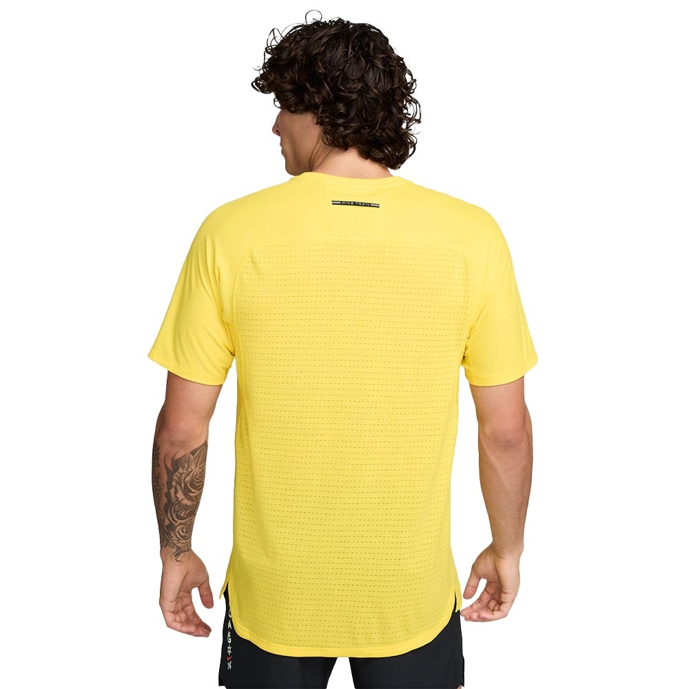 Nike Dri-Fit ADV Trail Solar Chase Kortermet Trøye Herre Gul