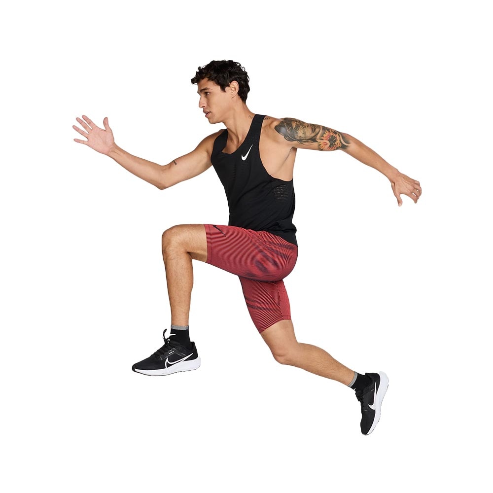 Nike ADV Aeroswift Short Tights Herre Rød/Sort