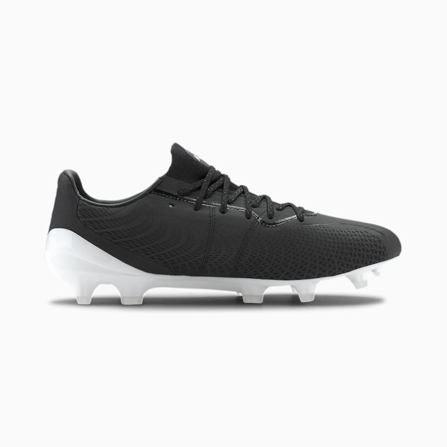 Puma King Platinum FG/AG Fotballsko Sort Lazertouch