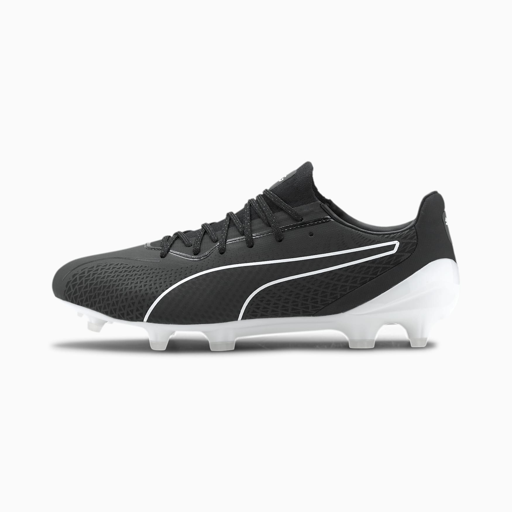 Puma King Platinum FG/AG Fotballsko Sort Lazertouch