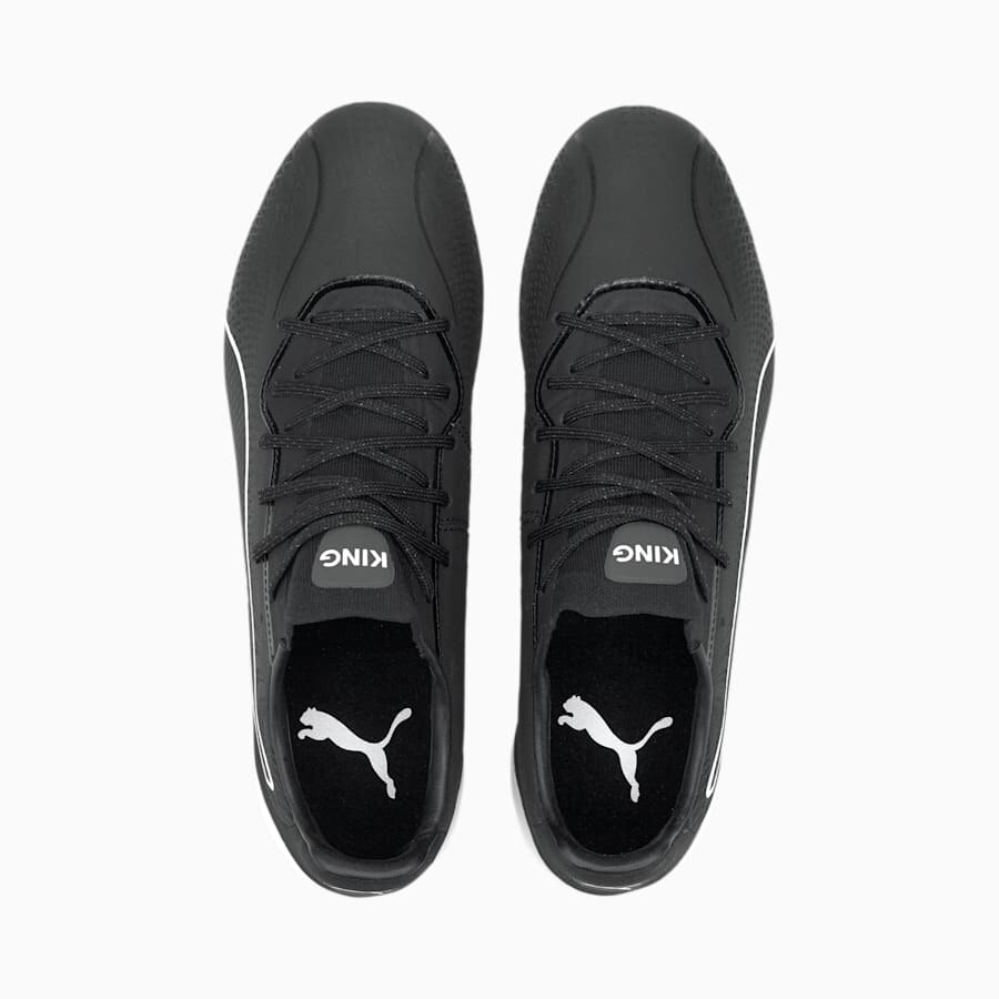 Puma King Platinum FG/AG Fotballsko Sort Lazertouch