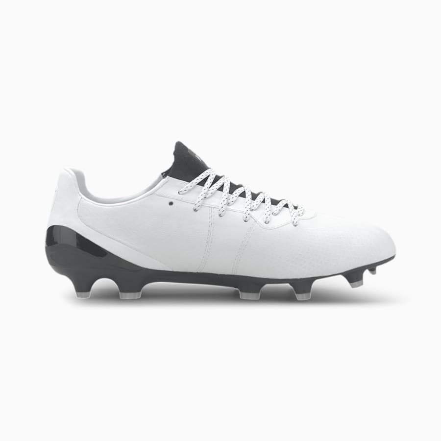 Puma King Platinum FG/AG Fotballsko Hvit Lazertouch