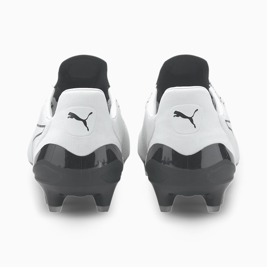 Puma King Platinum FG/AG Fotballsko Hvit Lazertouch