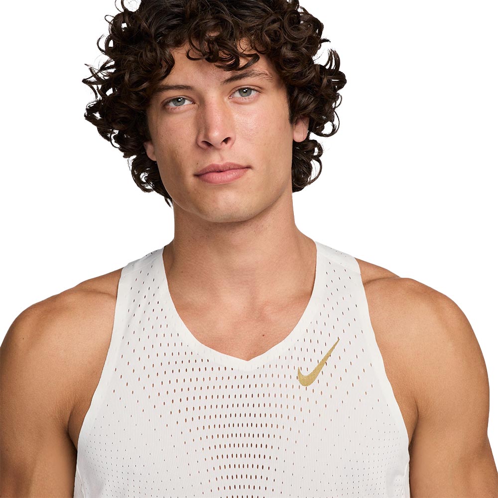 Nike Dri-Fit AeroSwift Singlet Herre Jakob Ingebrigtsen Hvit
