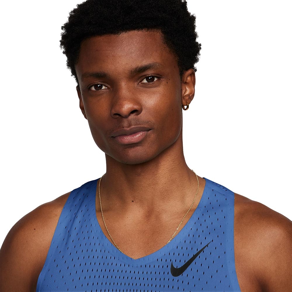 Nike Dri-Fit AeroSwift ADV Singlet Herre Blå