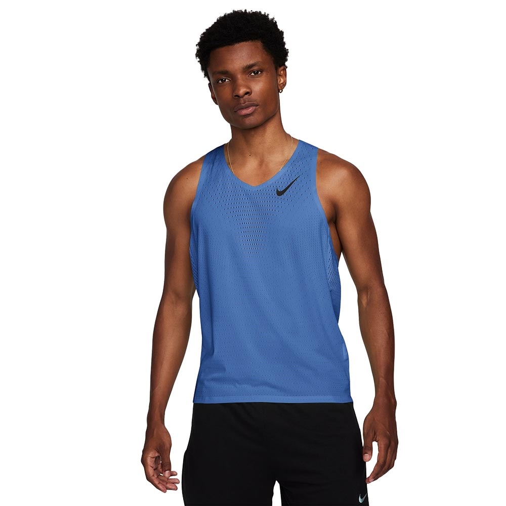 Nike Dri-Fit AeroSwift ADV Singlet Herre Blå