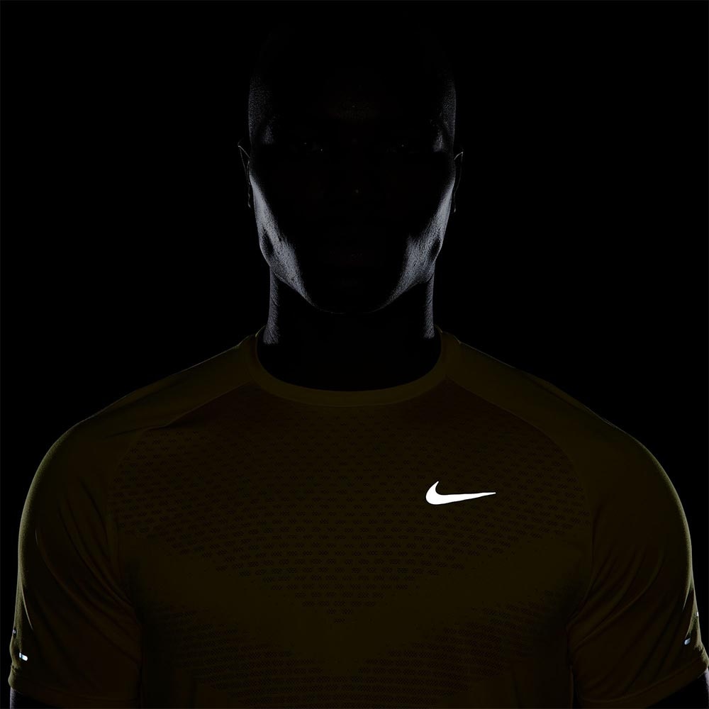 Nike Dri-Fit ADV Stride Kortermet Trøye Herre Gul