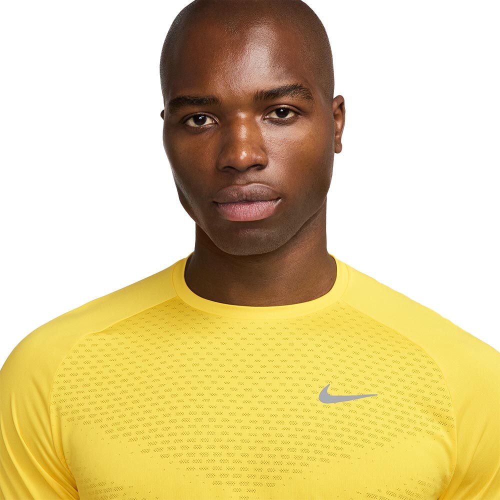 Nike Dri-Fit ADV Stride Kortermet Trøye Herre Gul