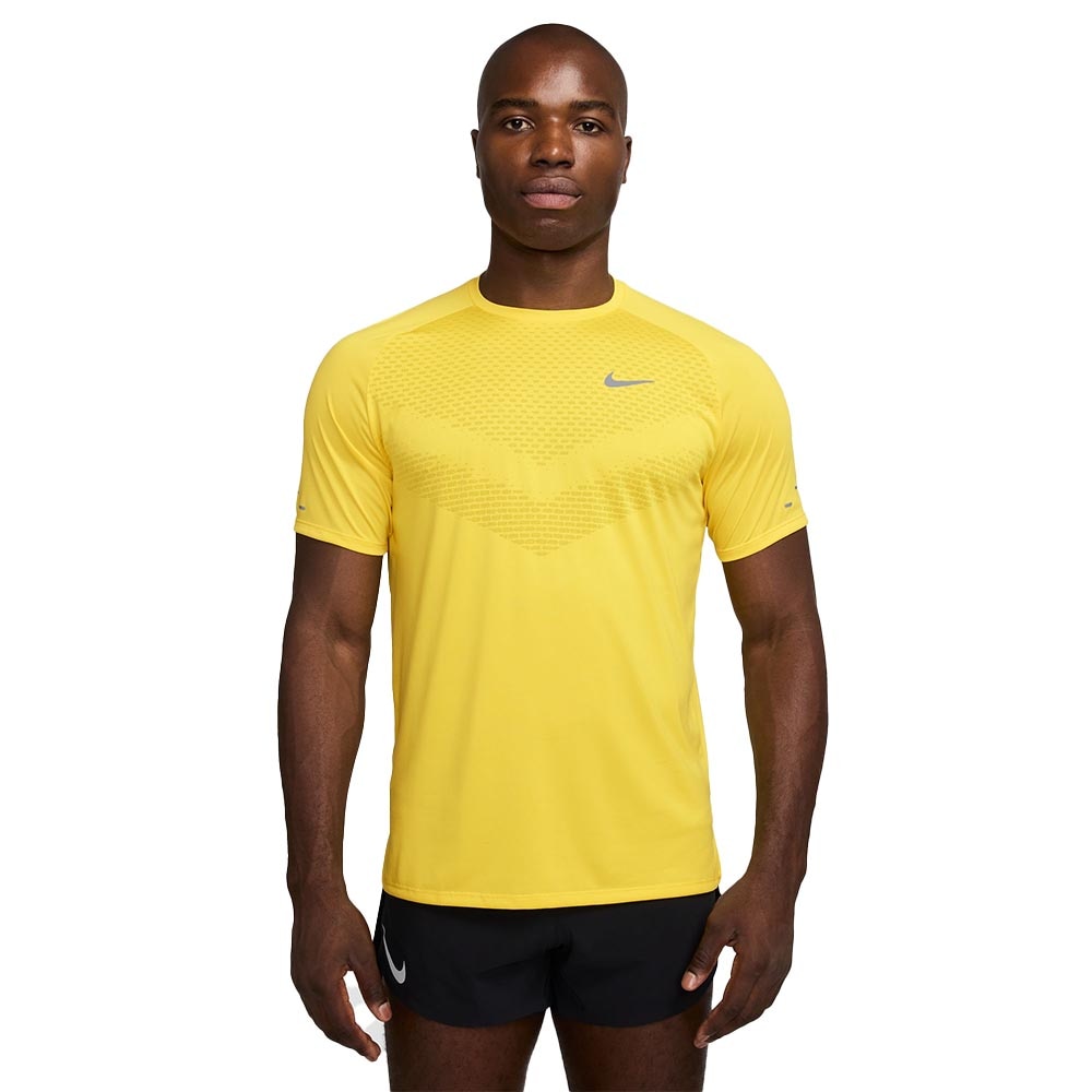Nike Dri-Fit ADV Stride Kortermet Trøye Herre Gul