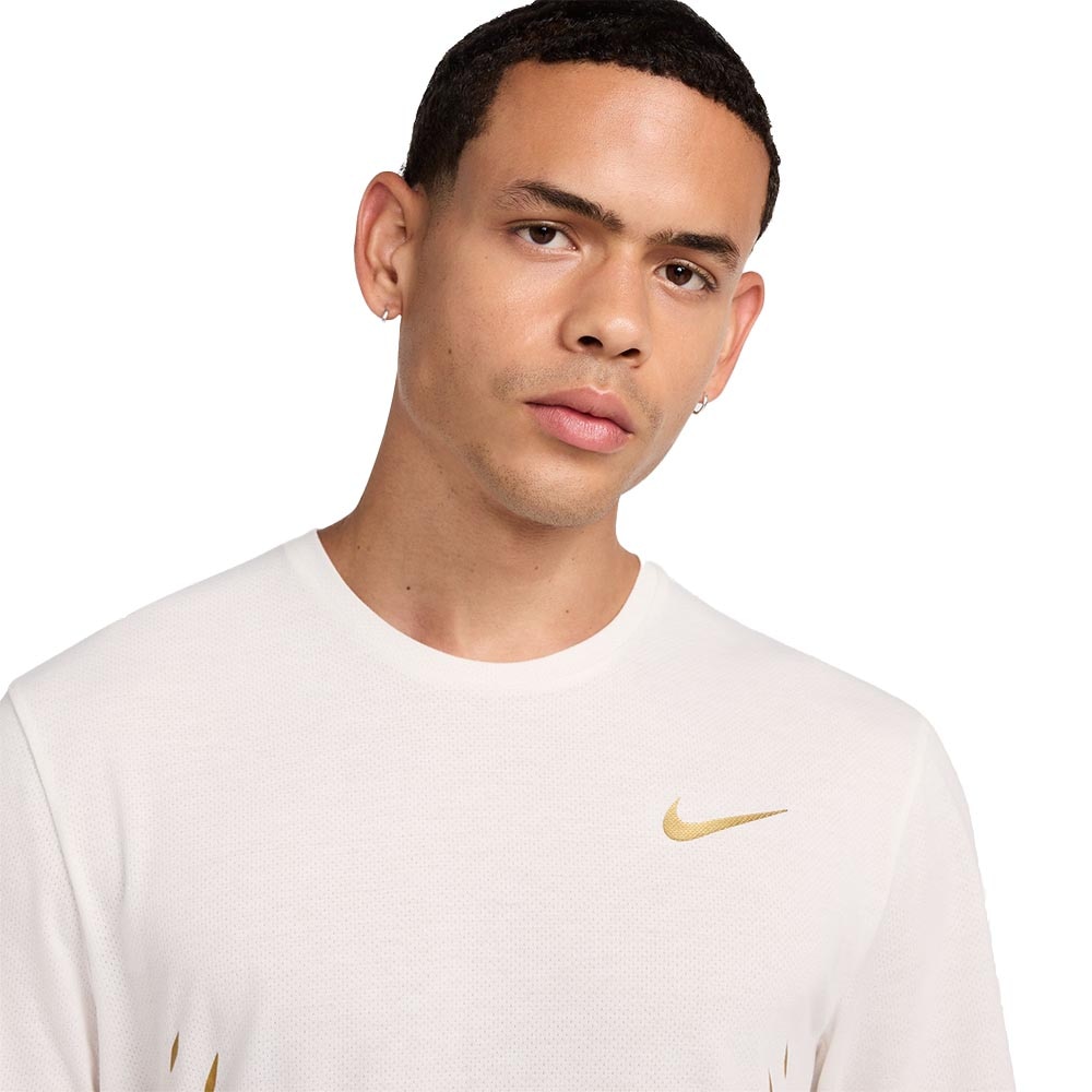 Nike Dri-Fit Kortermet Trøye Herre Jakob Ingebrigtsen Hvit