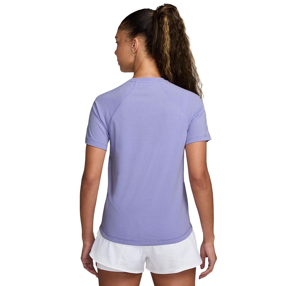 Nike Dri-Fit Trail Kortermet Trøye Dame Lilla