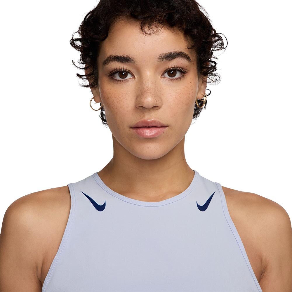 Nike Dri-Fit AeroSwift ADV Crop Tank Dame Lilla/Blå